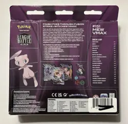 Pokemon TCG: Mew VMAX League Battle Deck -Brand New Factory Sealed! - Image 2