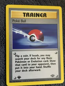 Pokemon Jungle 1st Edition Poke Ball 64/64 Non Holo NM-MINT - Image 1