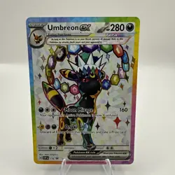 Pokemon Umbreon ex SVP 176 Premium Figure Collection Black Star Promo - Image 1