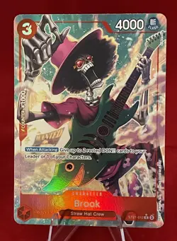 One Piece Starter Deck EX: Gear 5 Brook ST21-012 Parallel Alternate Alt Art NM - Image 1