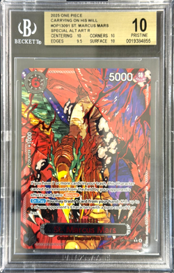 One Piece St. Marcus Mars 2025 Carrying on His Will Special Alt Art R BGS 10 - Image 1