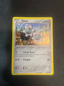 Klink McDonalds Promo 10/12 Holo Light Play Pokemon Trading Card Game - Image 1