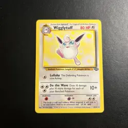 Wigglytuff 32/64 Jungle Unlimited Pokemon Card Regular Rare Moderately Played MP - Image 1