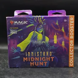 Magic The Gathering MTG INNISTRAD MIDNIGHT HUNT 15 CARD COLLECTOR BOOSTER Box - Image 1