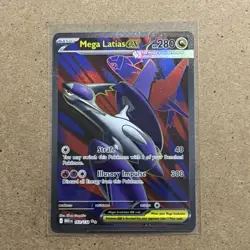 Pokemon TCG Mega Latias EX Full Art Ultra Rare Card 163/132 Mega Evolution - Image 2
