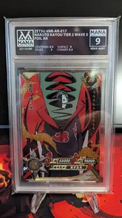 ZETSU - #NR-AR-017 Naruto Kayou Card - MANA Graded MINT 9.5 - Image 1