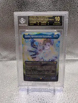 2025 MTG BGS 10 BLACK LABEL RIKKU, RESOURCEFUL GUARDIAN CHOCOBO FOIL POP 2 - Image 1
