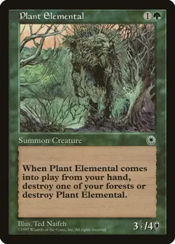 4x Plant Elemental - LP - Portal - mtg - SPARROW MAGIC - Image 1