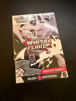 Pokemon Scarlet & Violet White Flare Booster Bundle (6 Packs) NEW SEALED - Image 1