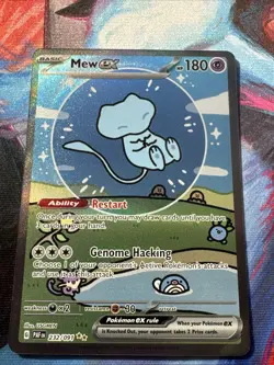 Pokemon TCG Bubble Mew ex 232/091 SV Paldean Fates SIR/SAR NM Fresh - Image 2