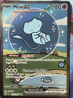 Pokemon TCG Bubble Mew ex 232/091 SV Paldean Fates SIR/SAR NM Fresh - Image 4