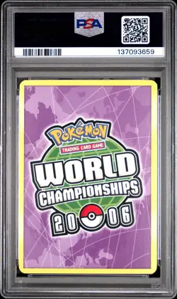 2006 POKEMON WORLD CHAMPIONSHIPS PROMO EEVEELUTIONS #112 UMBREON EX PSA 8 - Image 2