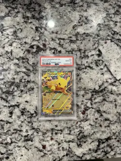 Pokemon Pikachu Ex Holo Rare 106 Battle Academy 2024 PSA 10 English TCG - Image 1