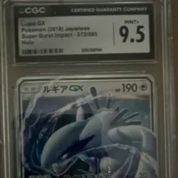 Pokemon Lugia GX 072/095 Sm8 Super Burst Impact Holo CGC 9.5 Japanese - Image 2