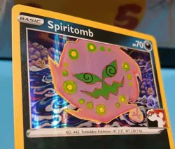 Spiritomb 103/198 Holo Prize Pack Series Pokemon Play! Mint Condition - Image 2