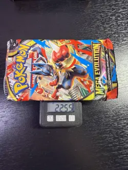 Very Heavy! 22.55 Gram Pokemon TCG Mega Evolution Booster Pack Factory Sealed - Image 1