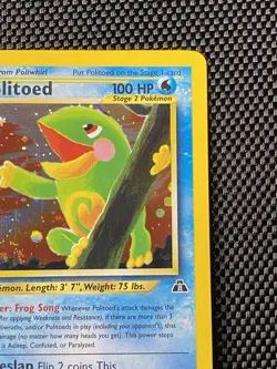 Politoed 8/75 Swirl Holo Rare - Pokemon - Neo Discovery Unlimited LP+ - Image 4