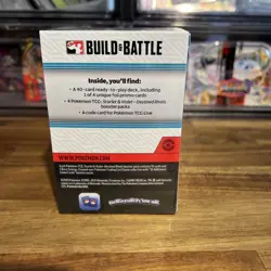 New Sealed Pokemon TCG DESTINED RIVALS Build and Battle Box - 4x Booster Packs! - Image 3
