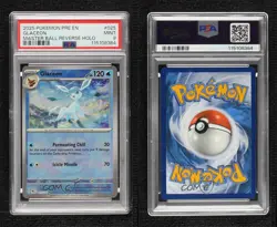 Glaceon Master Ball Foil Pokemon Prismatic Evolutions PRE PSA 9 MINT - Image 3
