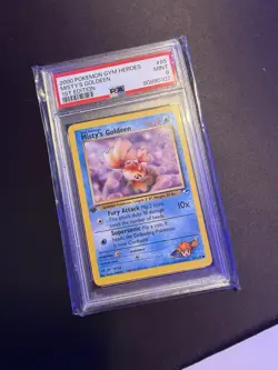 Pokemon Misty’s Goldeen 1st Edition Gym Heroes #85 PSA 9 English - Image 1