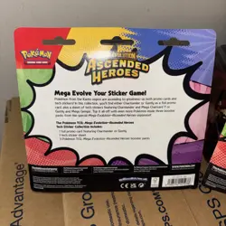 Pokemon Mega Evolution: Ascended Heroes Tech Sticker Pack Charmander Gastly - Image 4