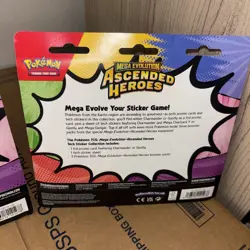 Pokemon Mega Evolution: Ascended Heroes Tech Sticker Pack Charmander Gastly - Image 5