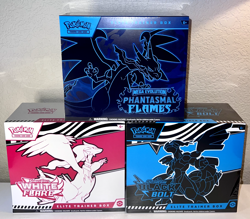 Pokemon Black Bolt Elite Trainer Box ETB, White Flare, Phantasmal Flames ETB - Image 1