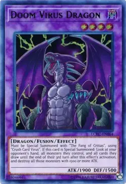 Doom Virus Dragon - LCKC-EN064 - Ultra Rare - Unlimited Edition - Near Mint - Image 1