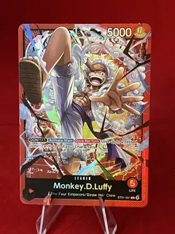 Monkey D Luffy ST21-001 Learn Together Promo Deck Leader One Piece Card English - Image 3