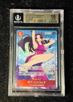 2025 One Piece Legacy Of The Master OP12-014 Boa Hancock Alt Art SR BGS 10 POP 5 - Image 1