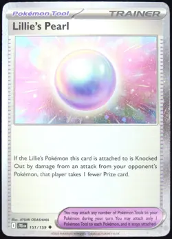 Pokemon TCG Lillie's Pearl 151/159 Journey Together Cosmos Holo Promo Card - NM - Image 1