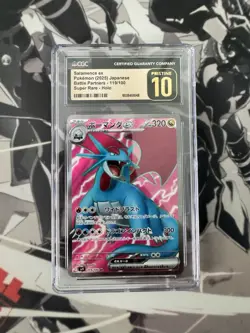 CGC 10 PRISTINE Japanese Salamence ex 119/100 Battle Partners sv9 Pokemon Card - Image 1