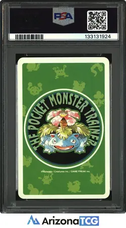 Pokemon 1996 Poliwrath 062 3 Of Hearts Green Playing Card Japanese PSA 10 - Image 2