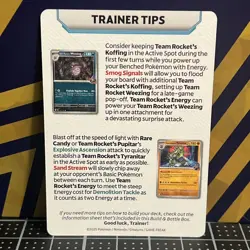 Pokemon Trainer Tips Card || Destined Rivals || Cynthia’s Garchomp - Image 2