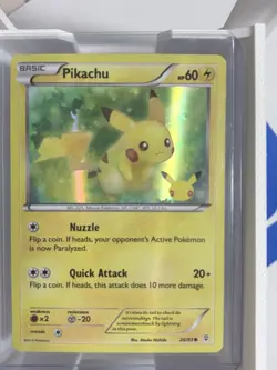 Pokemon Generations Pikachu 26/83 2016 Holo NM Atsuko Nishida Card - Image 2