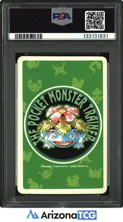 Pokemon 1996 Red Jack Of Spades Pokemon Green Playing Cards Japanese PSA 10 - Image 2
