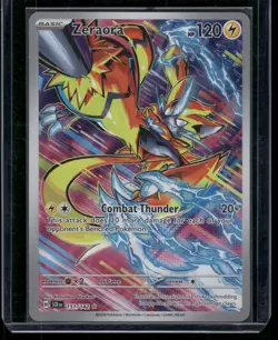 #2 Zeraora 151/142 Stellar Crown 2024 IR Holo Rare Pokemon Card TCG NM - Image 1
