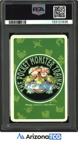 Pokemon 1996 Gym Leaders Joker Pokemon Green Playing Card Japanese GEM MT PSA 10 - Image 2