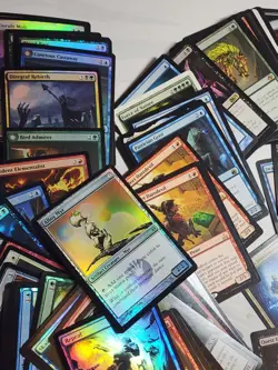 Lot Of 200 MTG Cards - RARES & FOILS, Showcase Arts, 100 Rare & 100 Foil - Image 2