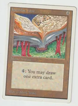 MAGIC THE GATHERING JAYENDAE TOME UNLIMITED ED Regular MTG MODERATELY PLAYED - Image 1