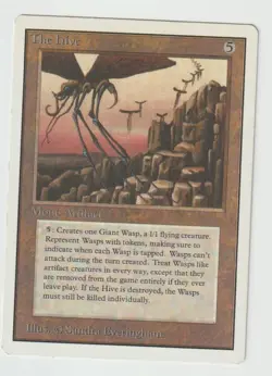 MAGIC THE GATHERING THE HIVE UNLIMITED ED Regular MTG LIGHTLY PLAYED - Image 1