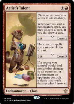 Artist's Talent Bloomburrow Magic MTG NM - Image 1