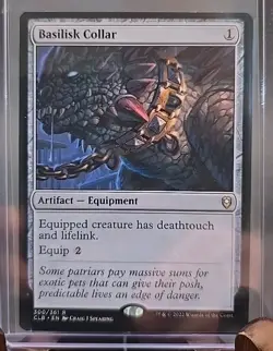 Basilisk Collar Battle For Baldur's Gate MTG Regular Near Mint - Image 3