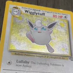 POKEMON WIGGLYTUFF #16/64 - HOLO RARE - JUNGLE UNLIMITED - 80HP TCG CARD - Image 3