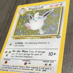 POKEMON WIGGLYTUFF #16/64 - HOLO RARE - JUNGLE UNLIMITED - 80HP TCG CARD - Image 5