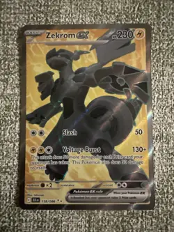 Zekrom ex 158/086 Holo – SV: Black Bolt - Pokemon TCG NM - Image 1