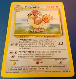 Pokemon - Pidgeotto 22/102 - Base Set - RARE - Vintage WOTC 1999 - VLP - Image 2