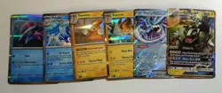 Pokemon SET of (6) ▪Lightning/Water Types▪Alolan Golem GX▪Walking Wake ex▪ - Image 1