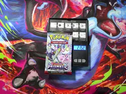 HEAVY! GOD PACKUUU 21.48g Prismatic Evolutions Pokemon TCG Booster (SEALED) - Image 1