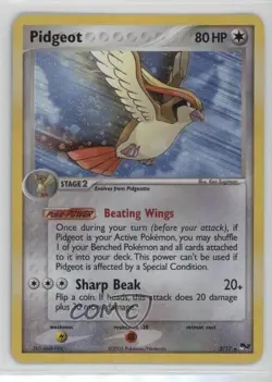 Pidgeot Holo Pokemon Organized Play Promotional Series 2 #2 2005 - Image 1